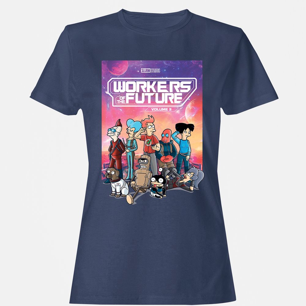 Women's T-Shirt - JAV7J8HR - Navy - 10