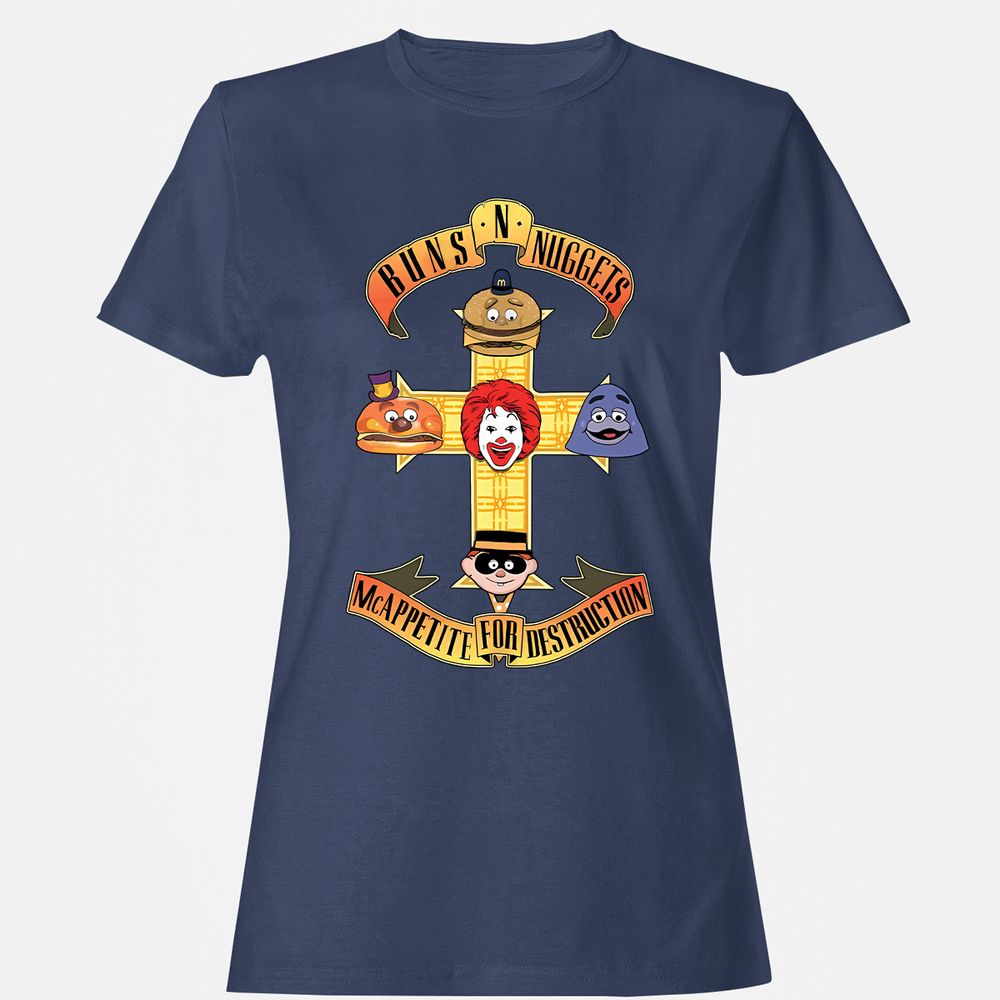 Women's T-Shirt - NHEDZLFH - Navy - 10