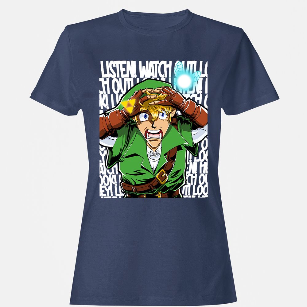Women's T-Shirt - M64DG8KJ - Navy - 10