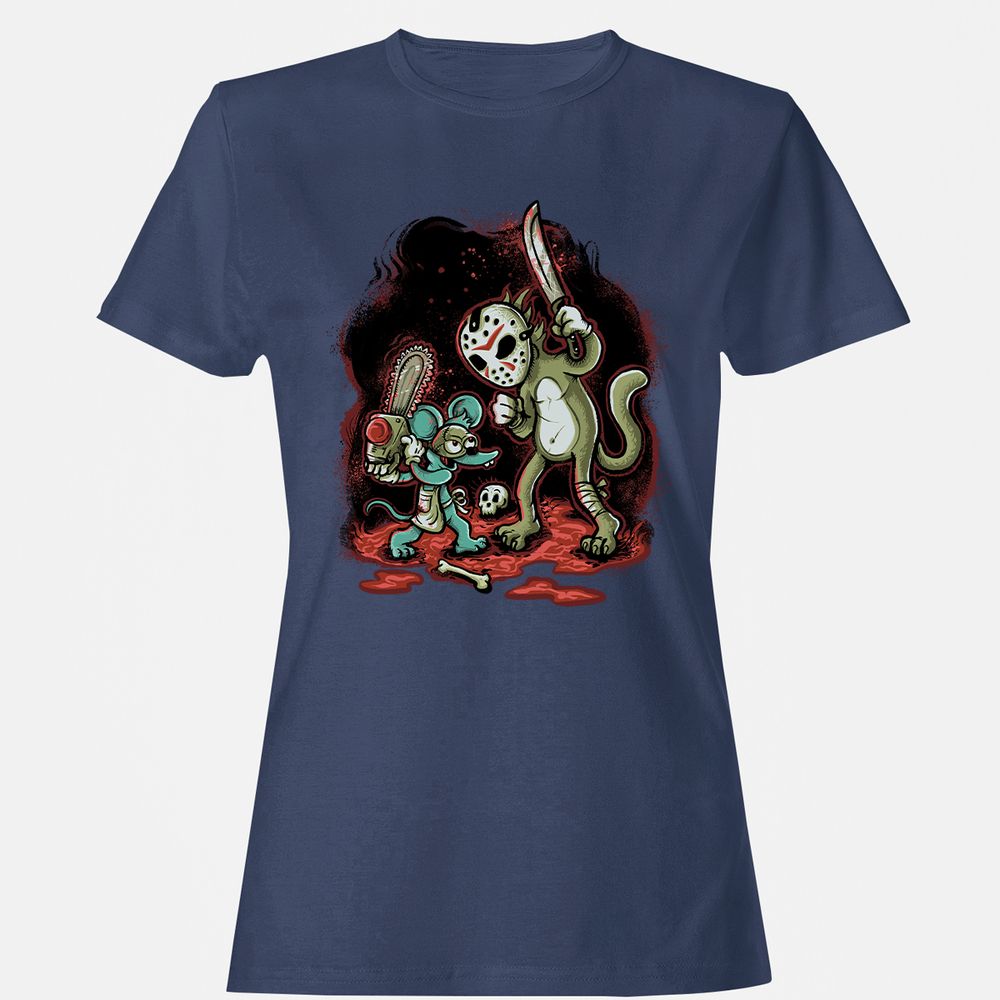 Women's T-Shirt - M7ZVAEE9 - Navy - 10