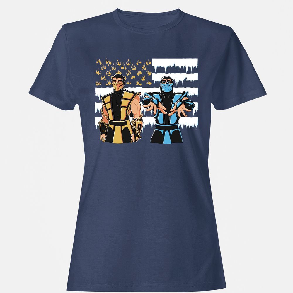 Women's T-Shirt - N4VBYQLL - Navy - 10