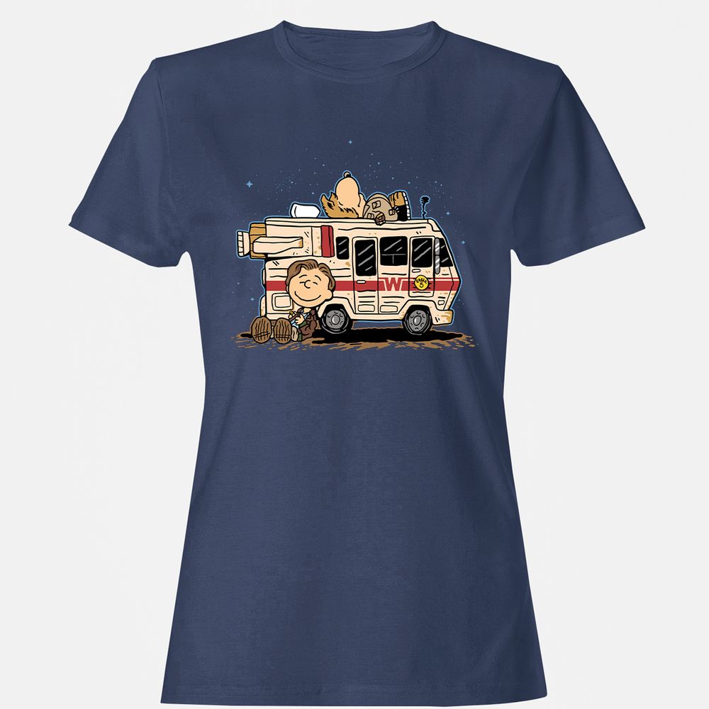 Women's T-Shirt - 9EP1QK2M - Navy - 10
