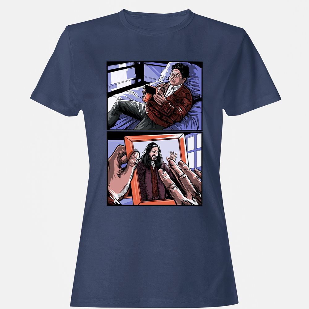 Women's T-Shirt - F28EVGZK - Navy - 10