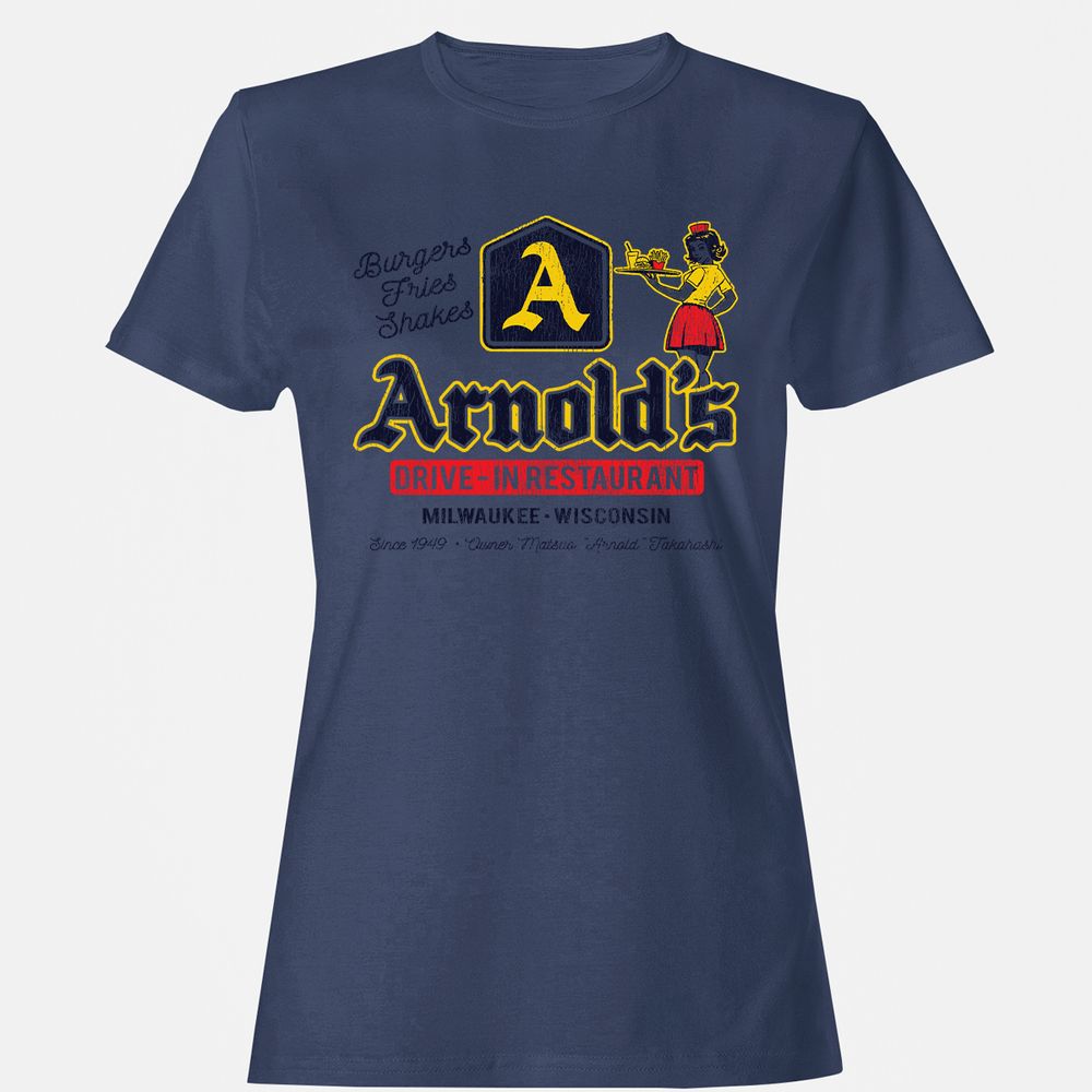 Women's T-Shirt - ZDDGFKQS - Navy - 10