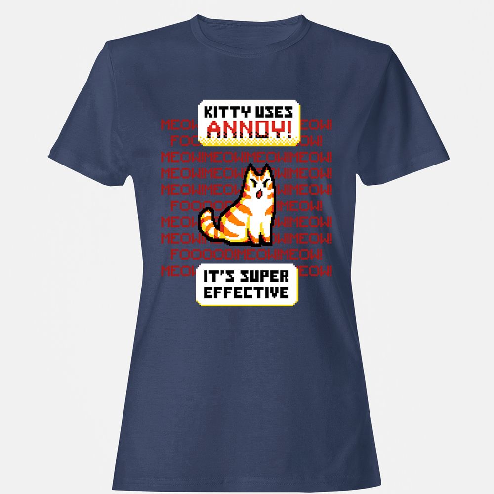 Women's T-Shirt - 14E2MLLU - Navy - 10