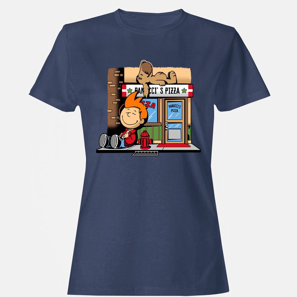 Women's T-Shirt - LTDJQB48 - Navy - 10