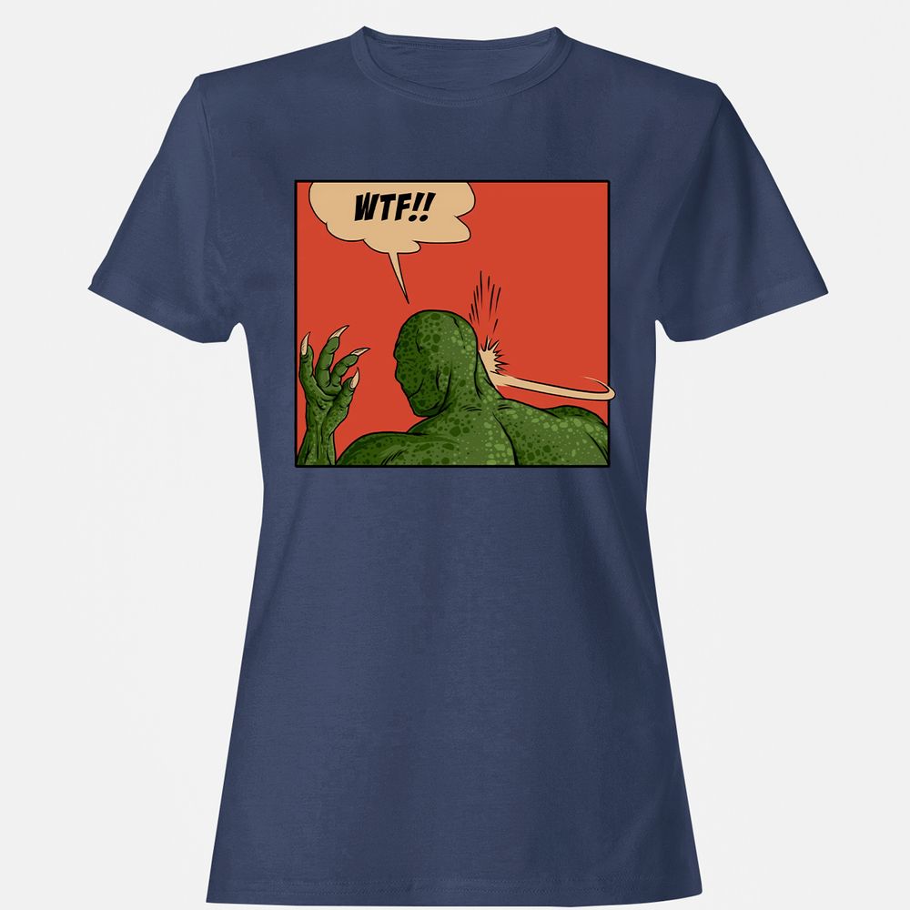 Women's T-Shirt - WTF3ML1K - Navy - 10