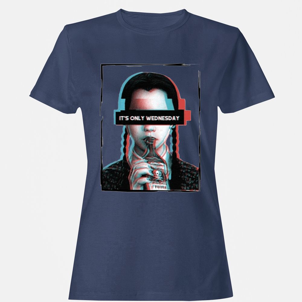 Women's T-Shirt - 39CQQV35 - Navy - 10