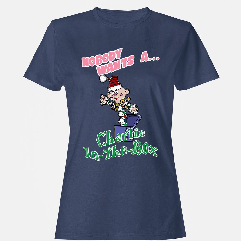 Women's T-Shirt - E3RUZCMG - Navy - 10