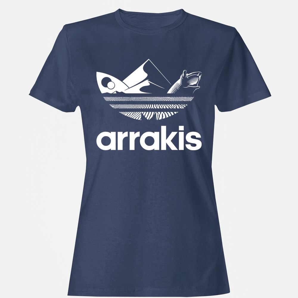 Women's T-Shirt - EDQPJUFN - Navy - 10