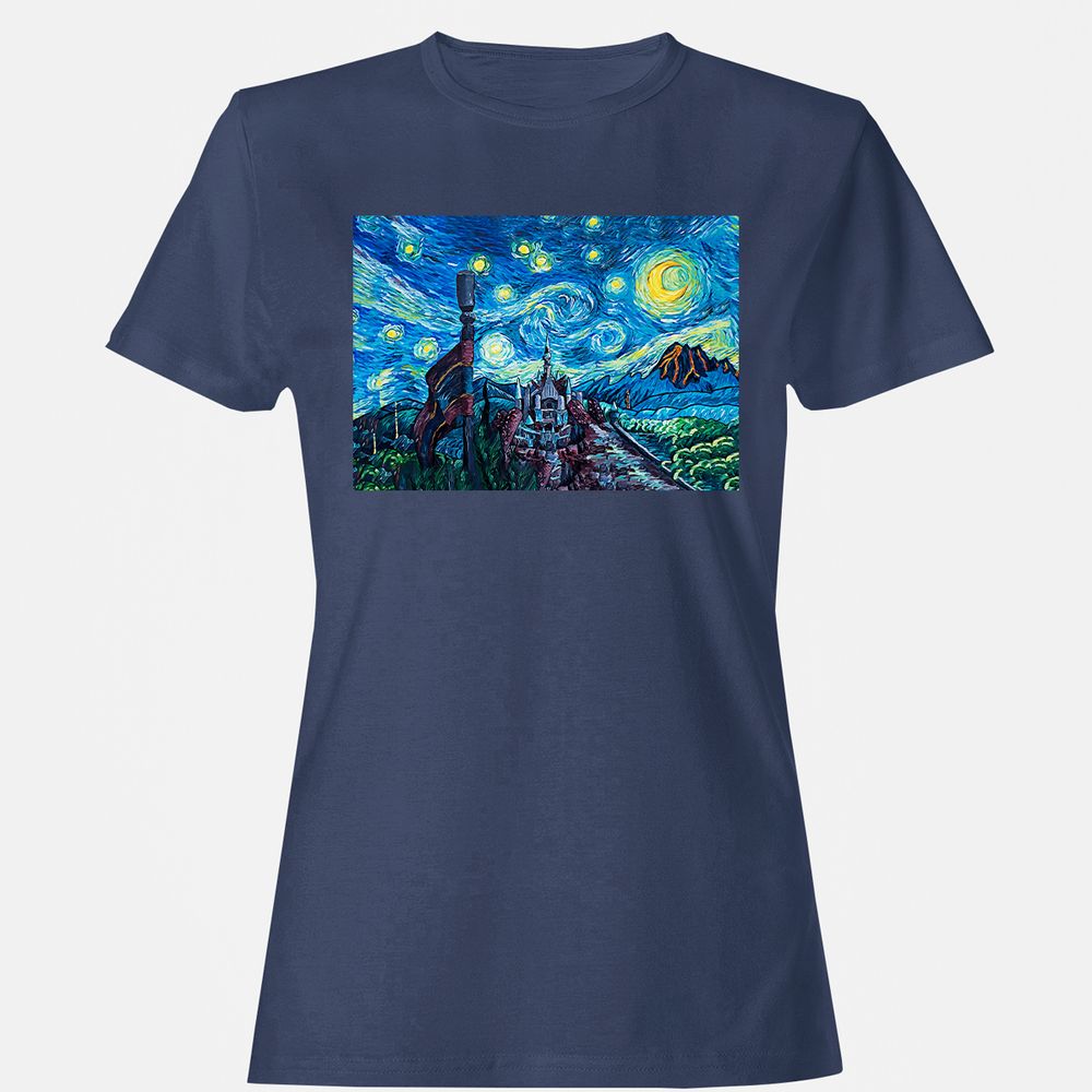 Women's T-Shirt - LH35PM3Q - Navy - 10