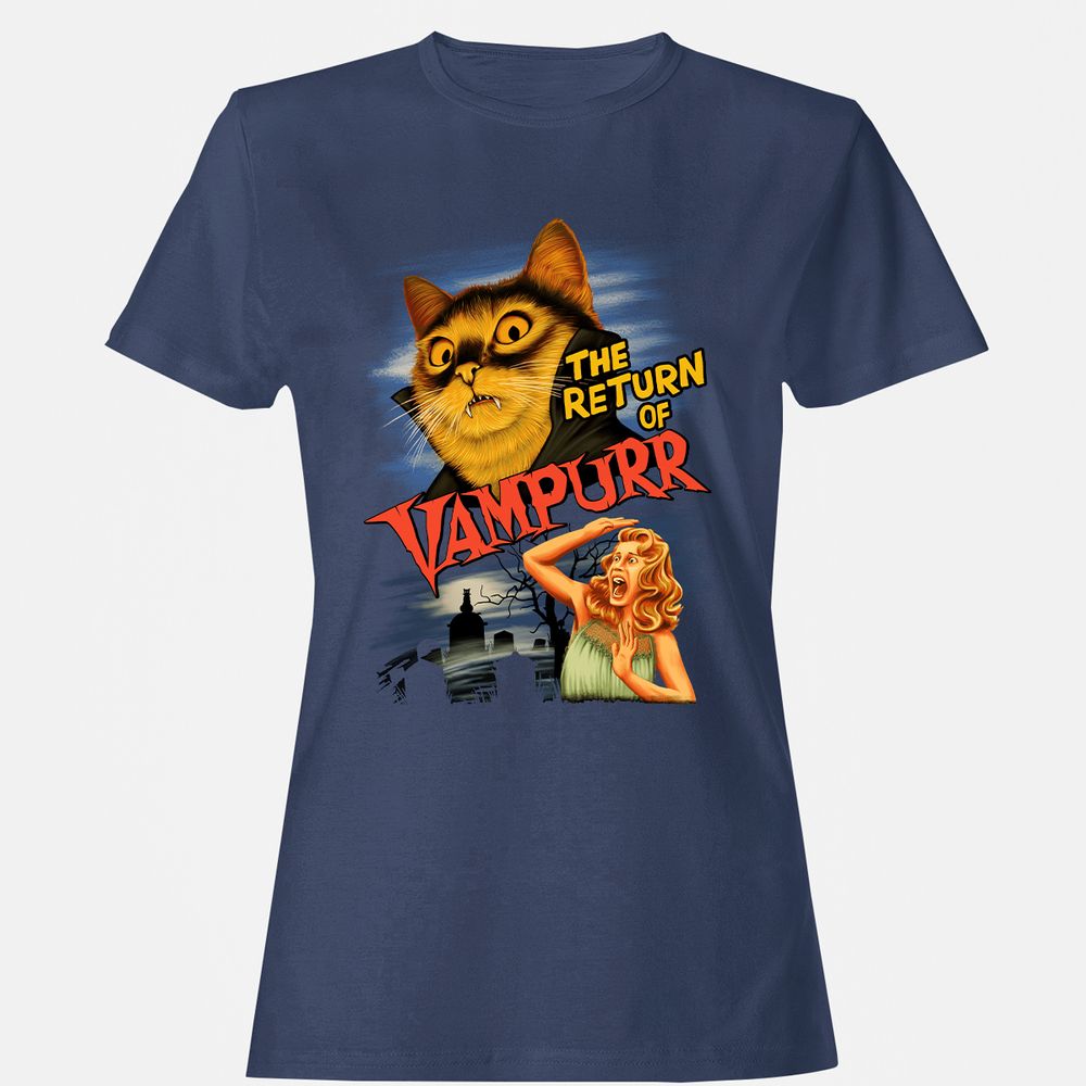 Women's T-Shirt - ZEKHCJ5E - Navy - 10