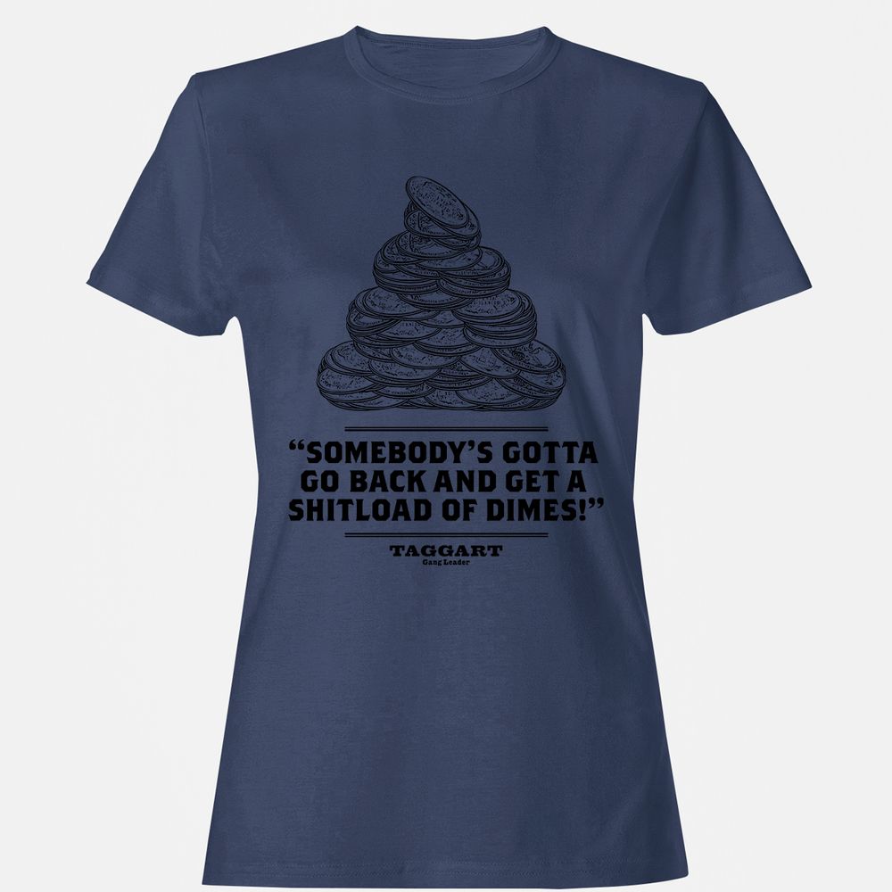 Women's T-Shirt - C6YTJURU - Navy - 10