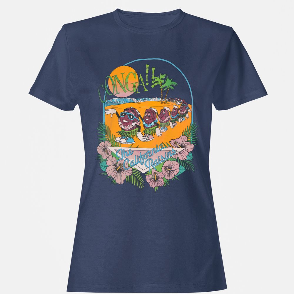 Women's T-Shirt - 87YF9K3H - Navy - 10