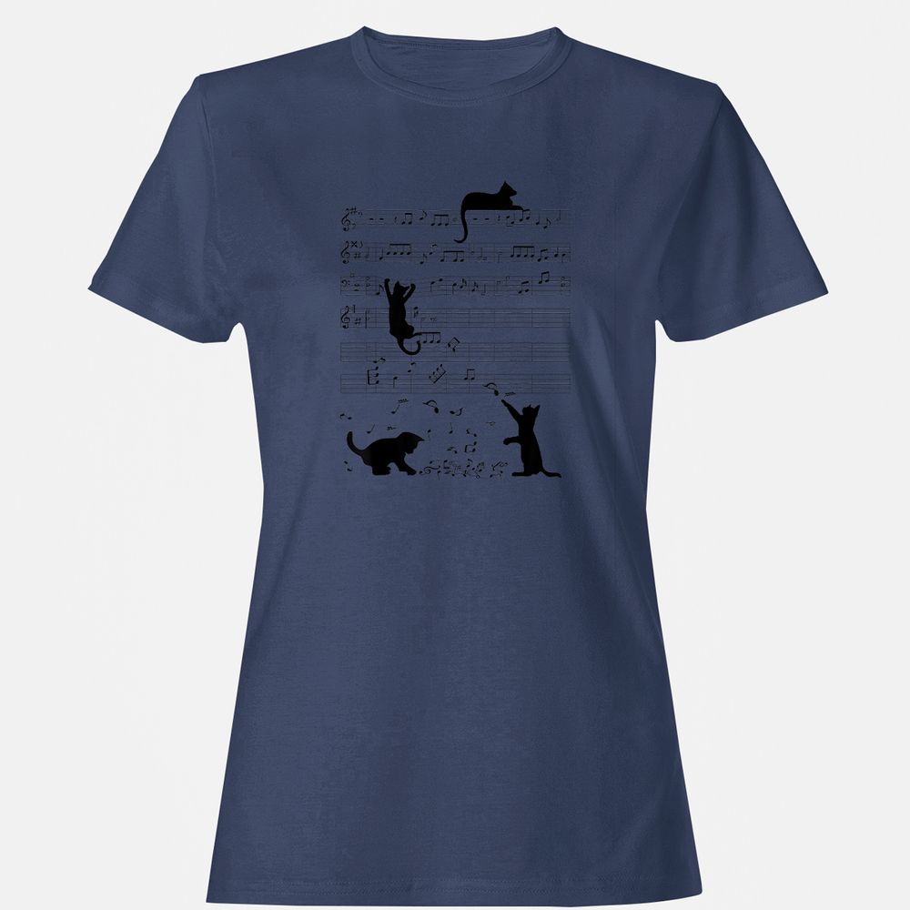 Women's T-Shirt - S5K95JTV - Navy - 10