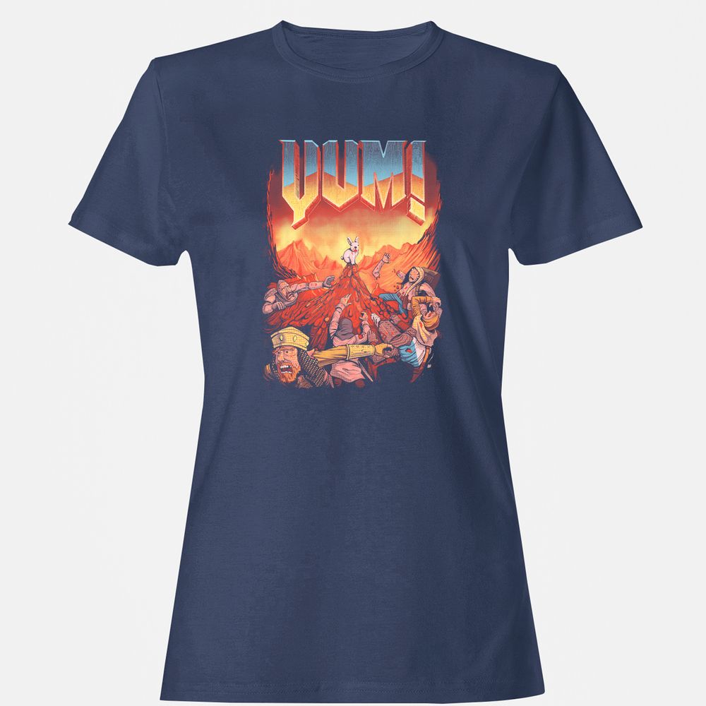 Women's T-Shirt - VTCD127N - Navy - 10