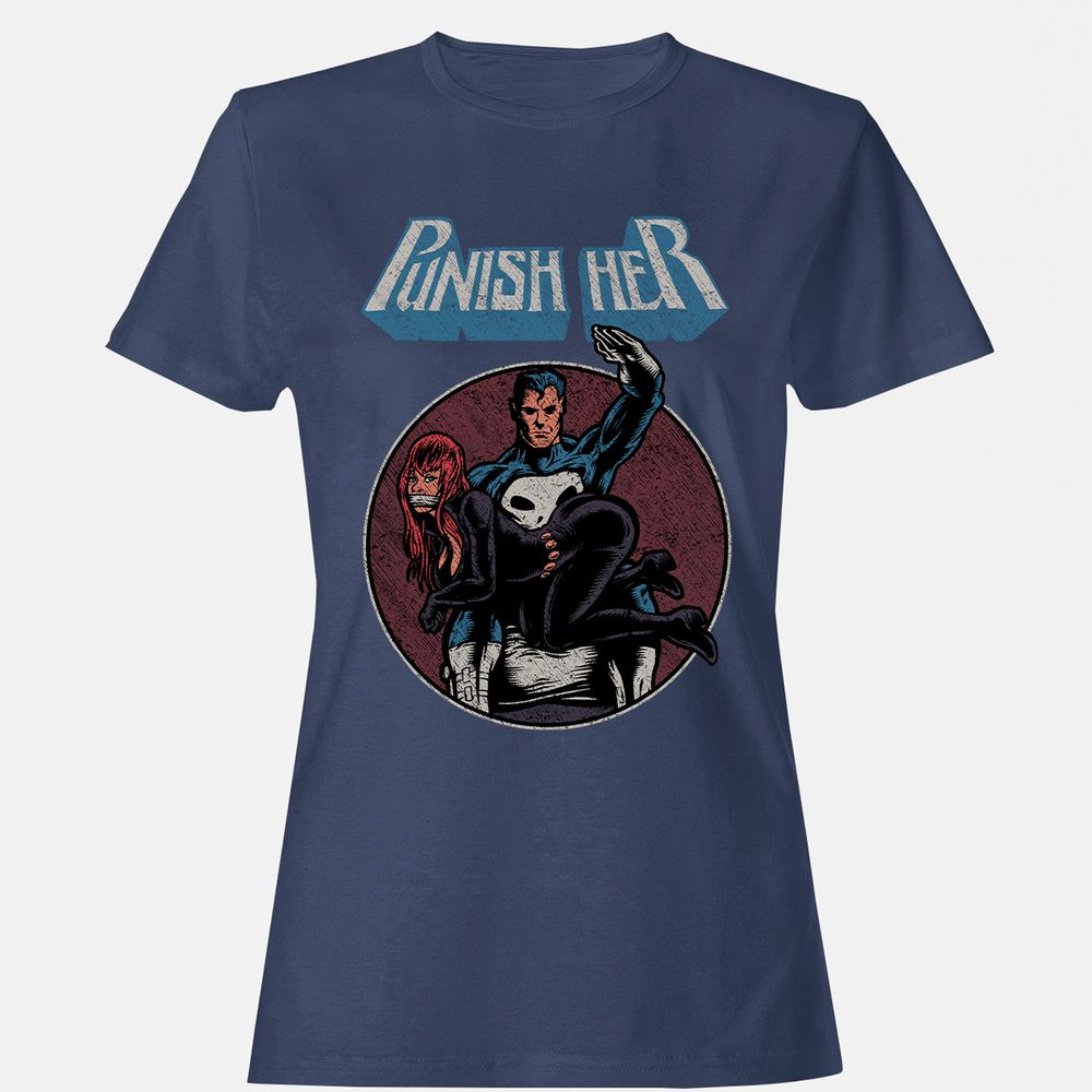 Women's T-Shirt - AGMDHPUN - Navy - 10