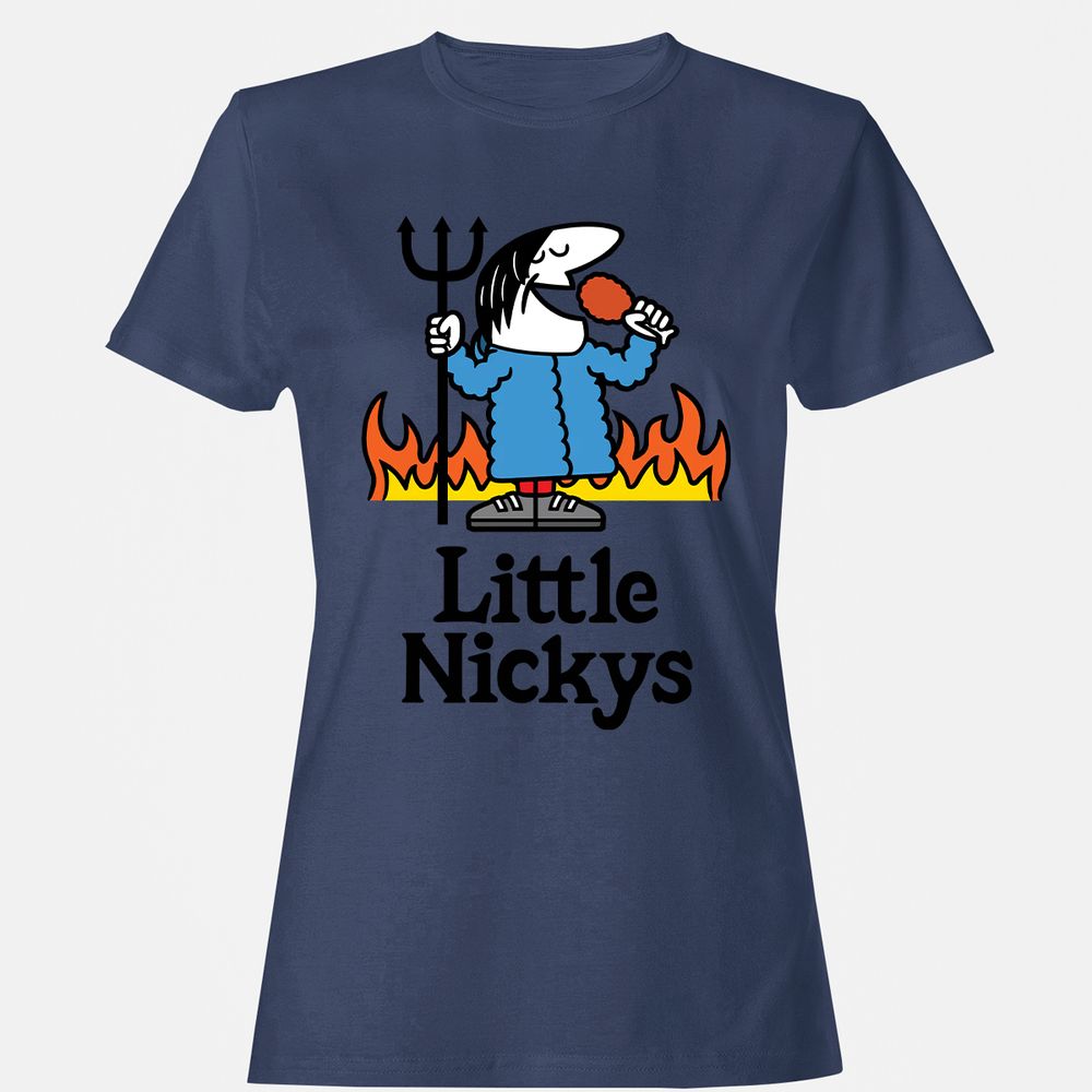 Women's T-Shirt - 61Q7YRGQ - Navy - 10