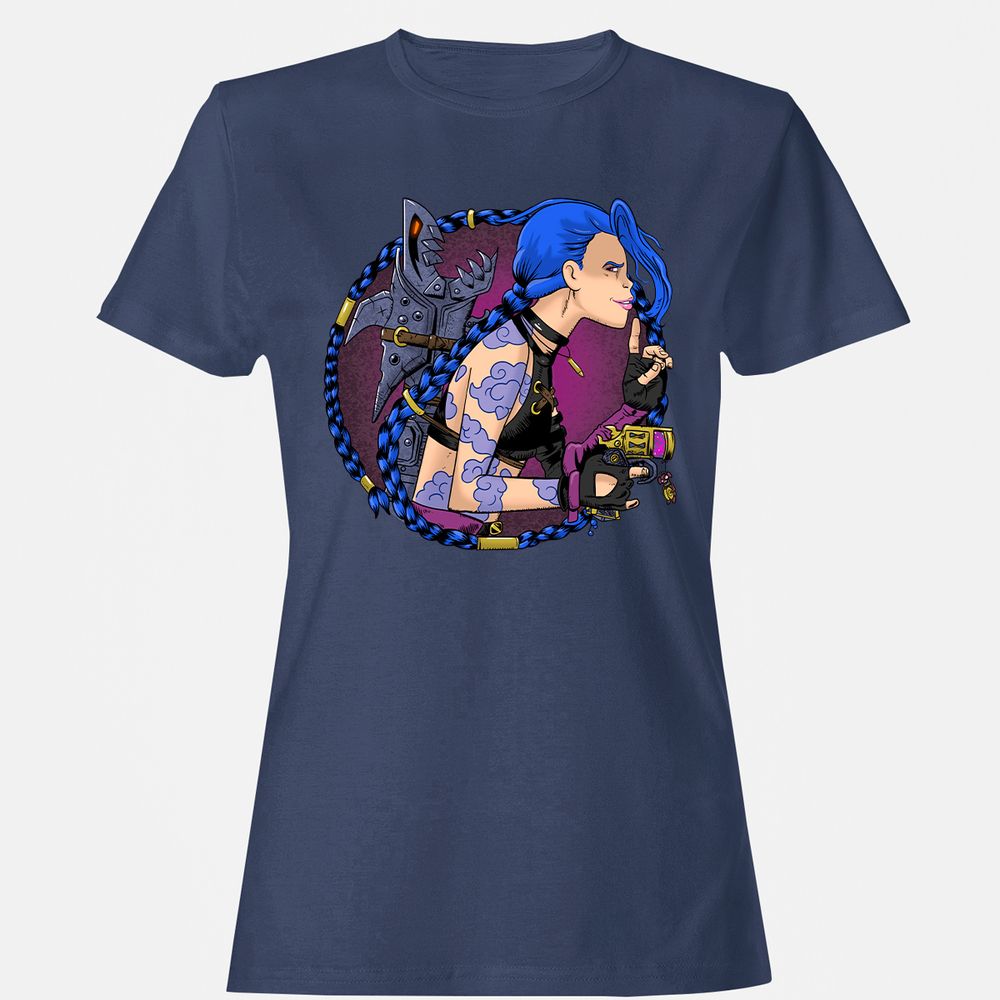 Women's T-Shirt - 1X7HGWCL - Navy - 10