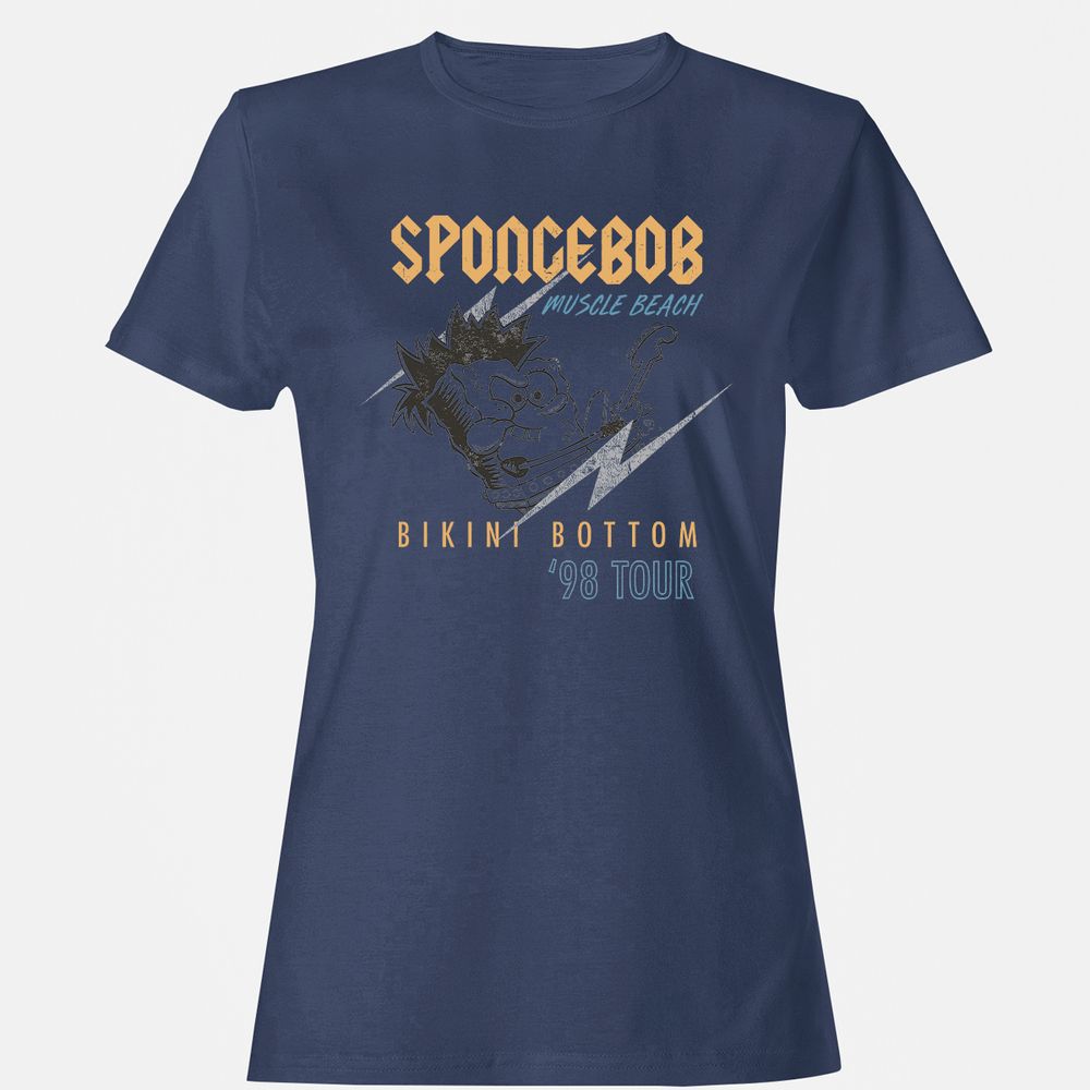 Women's T-Shirt - 3VXGBGMM - Navy - 10