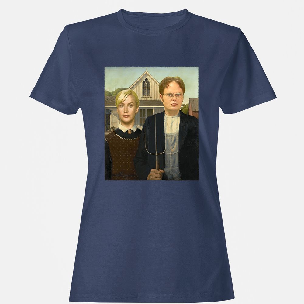 Women's T-Shirt - FE9LNTMG - Navy - 10