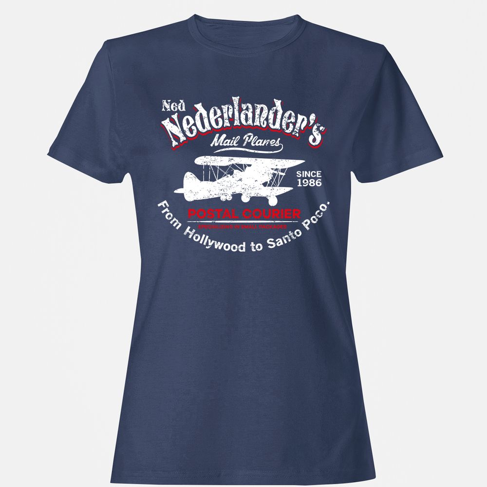 Women's T-Shirt - QL5Z7AMB - Navy - 10