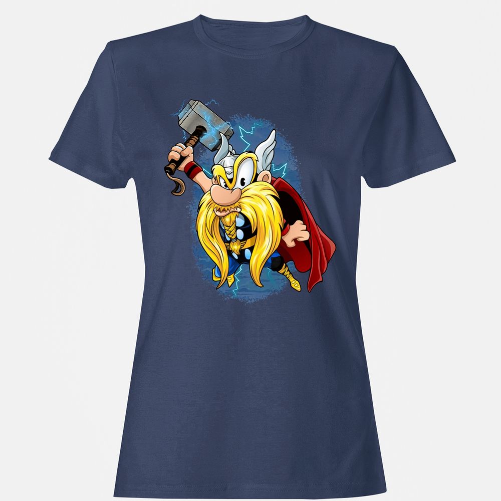 Women's T-Shirt - DB9JWXG6 - Navy - 10