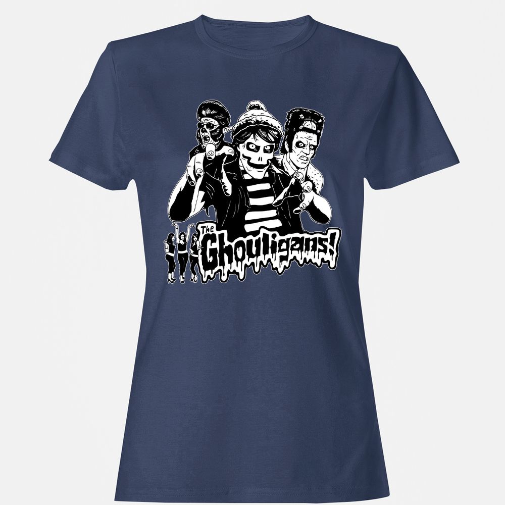 Women's T-Shirt - UXAKKG8D - Navy - 10