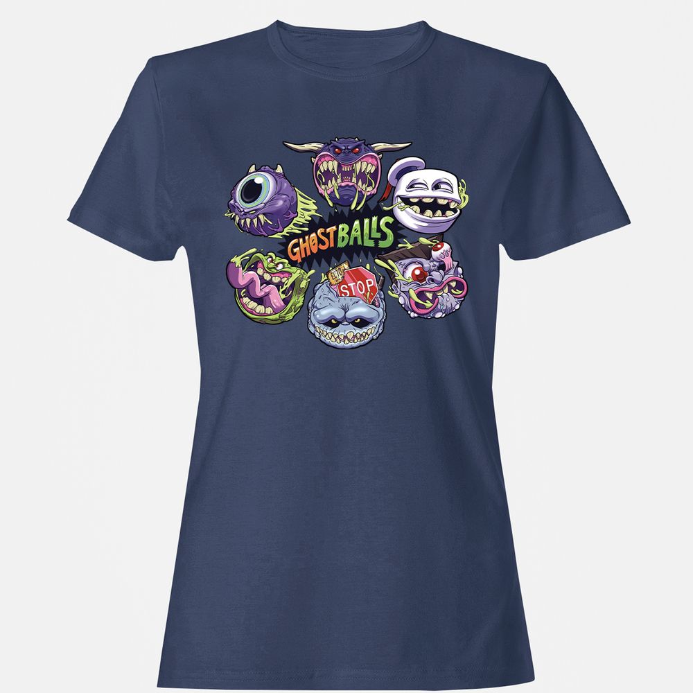 Women's T-Shirt - KDZ9XH1C - Navy - 10