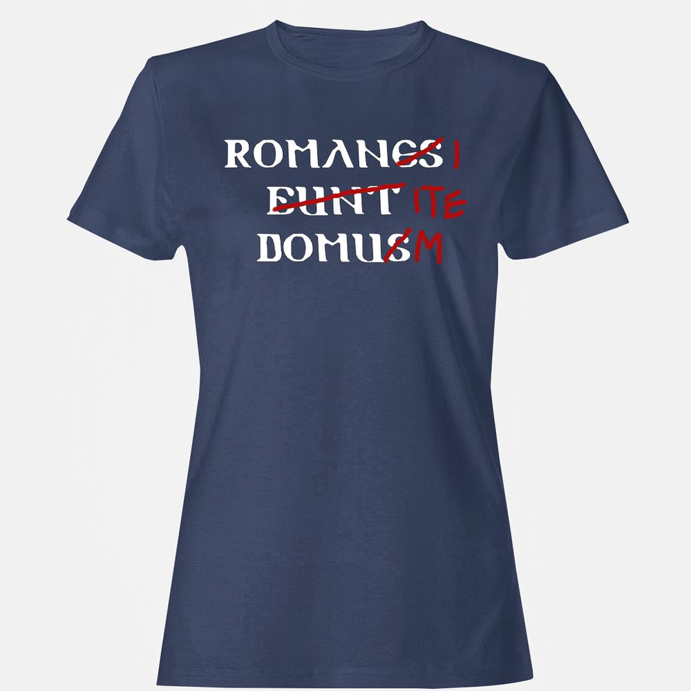 Women's T-Shirt - QRK49174 - Navy - 10