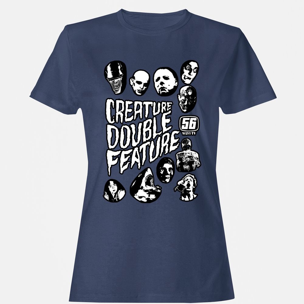 Women's T-Shirt - LBZJ5ND9 - Navy - 10