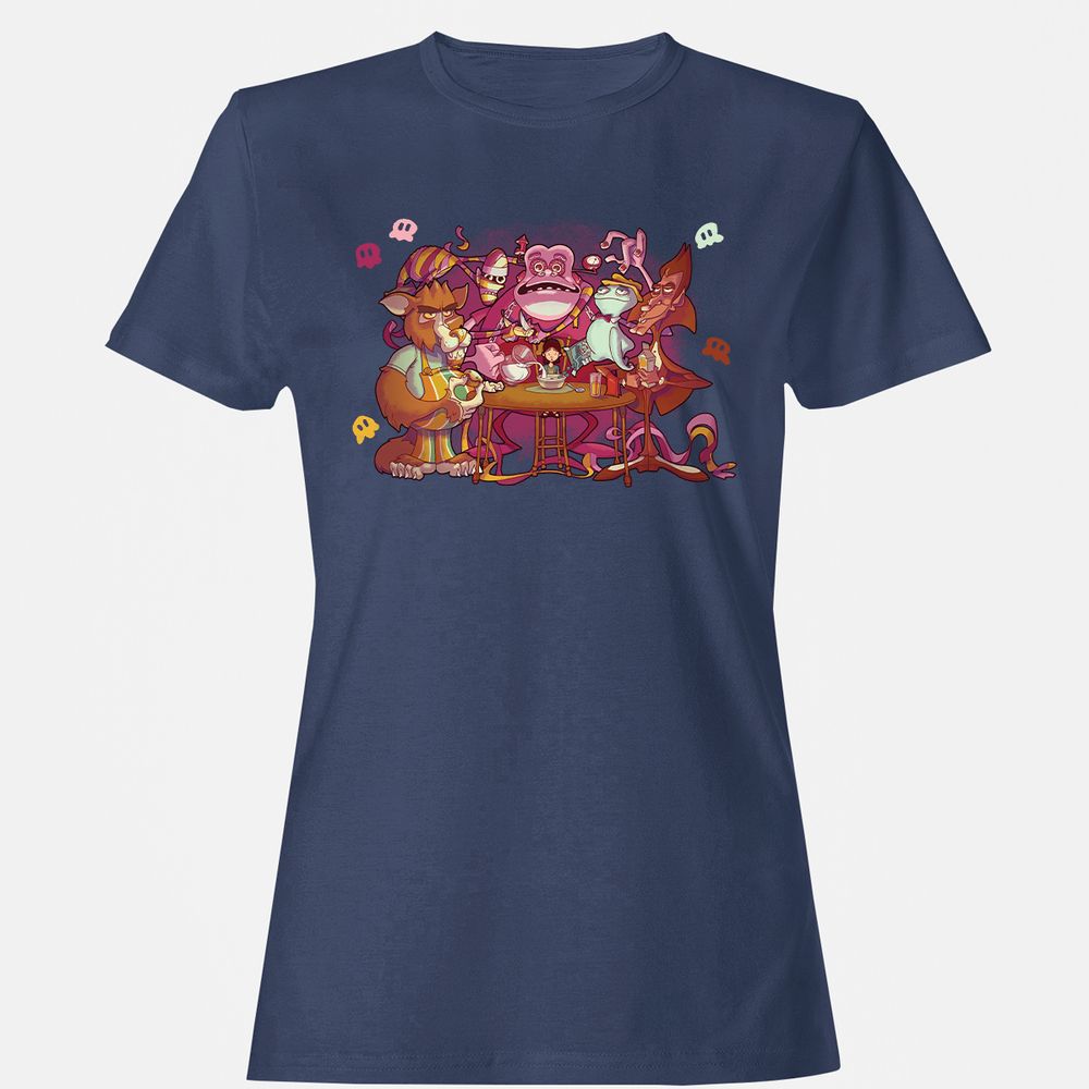 Women's T-Shirt - 6UNFGCMZ - Navy - 10