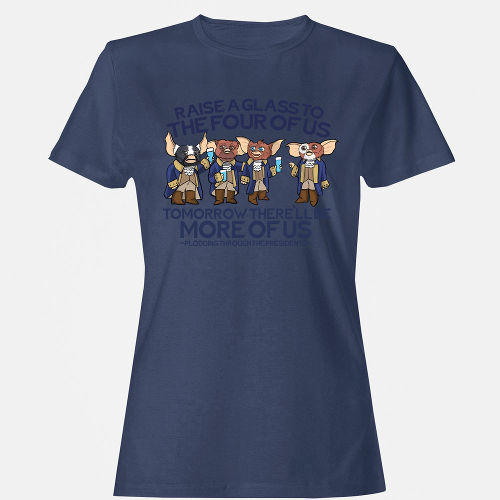 Women's T-Shirt - YZAZG8U2 - Navy - 10