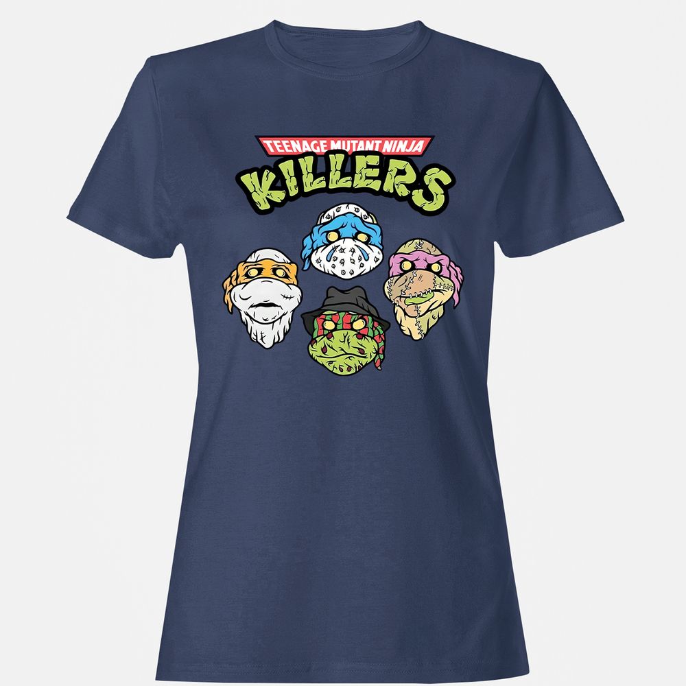 Women's T-Shirt - F5L8XYLC - Navy - 10