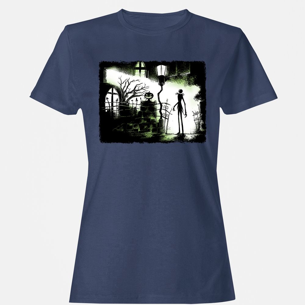 Women's T-Shirt - Black - Navy - 10