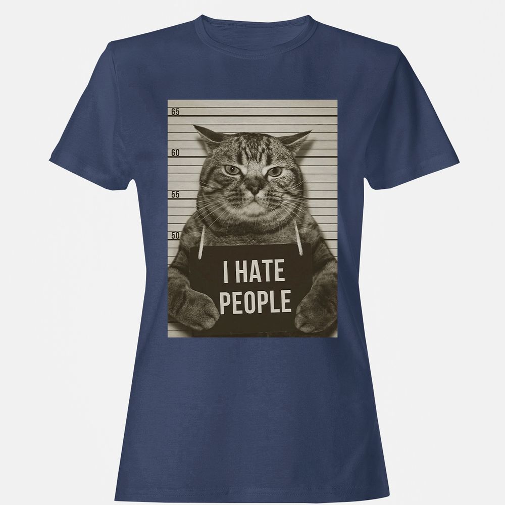 Women's T-Shirt - Q8WJD9UC - Navy - 10