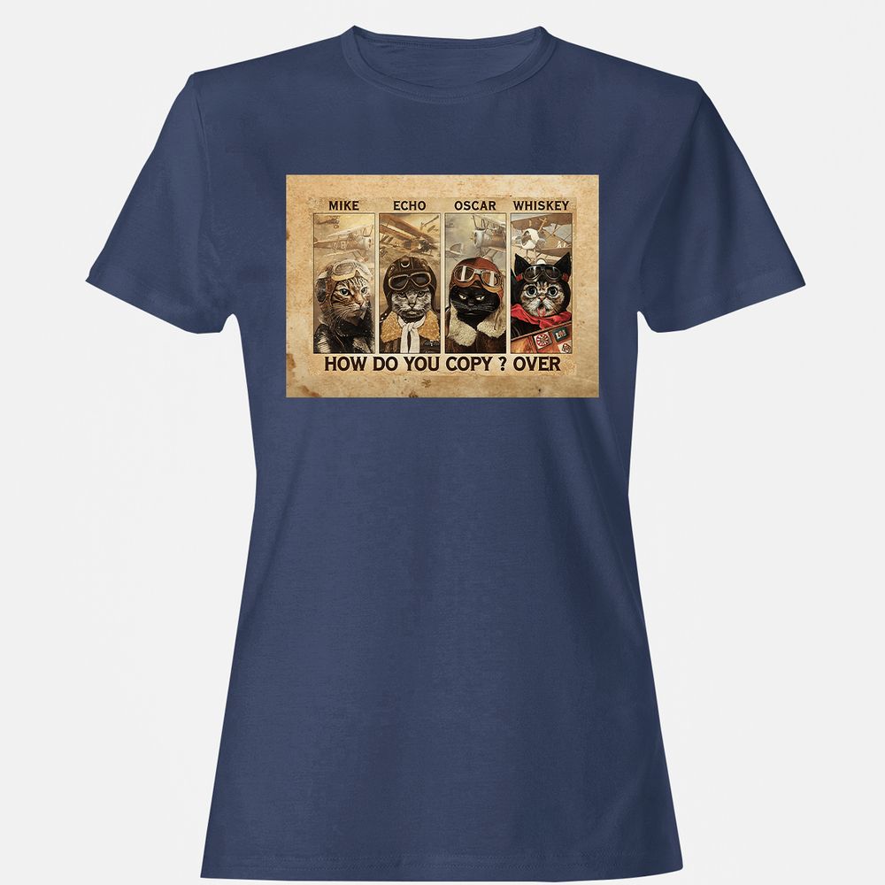 Women's T-Shirt - X96F68F6 - Navy - 10