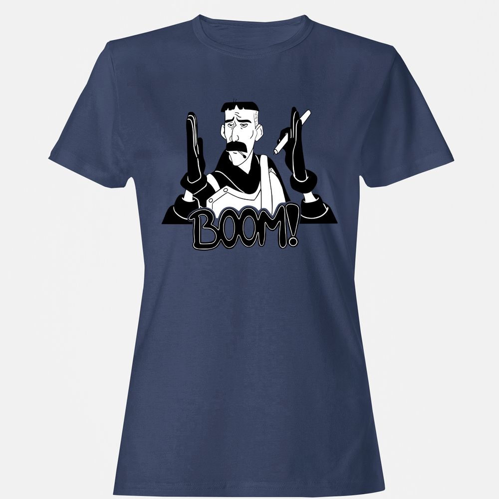 Women's T-Shirt - D7N9GNGX - Navy - 10