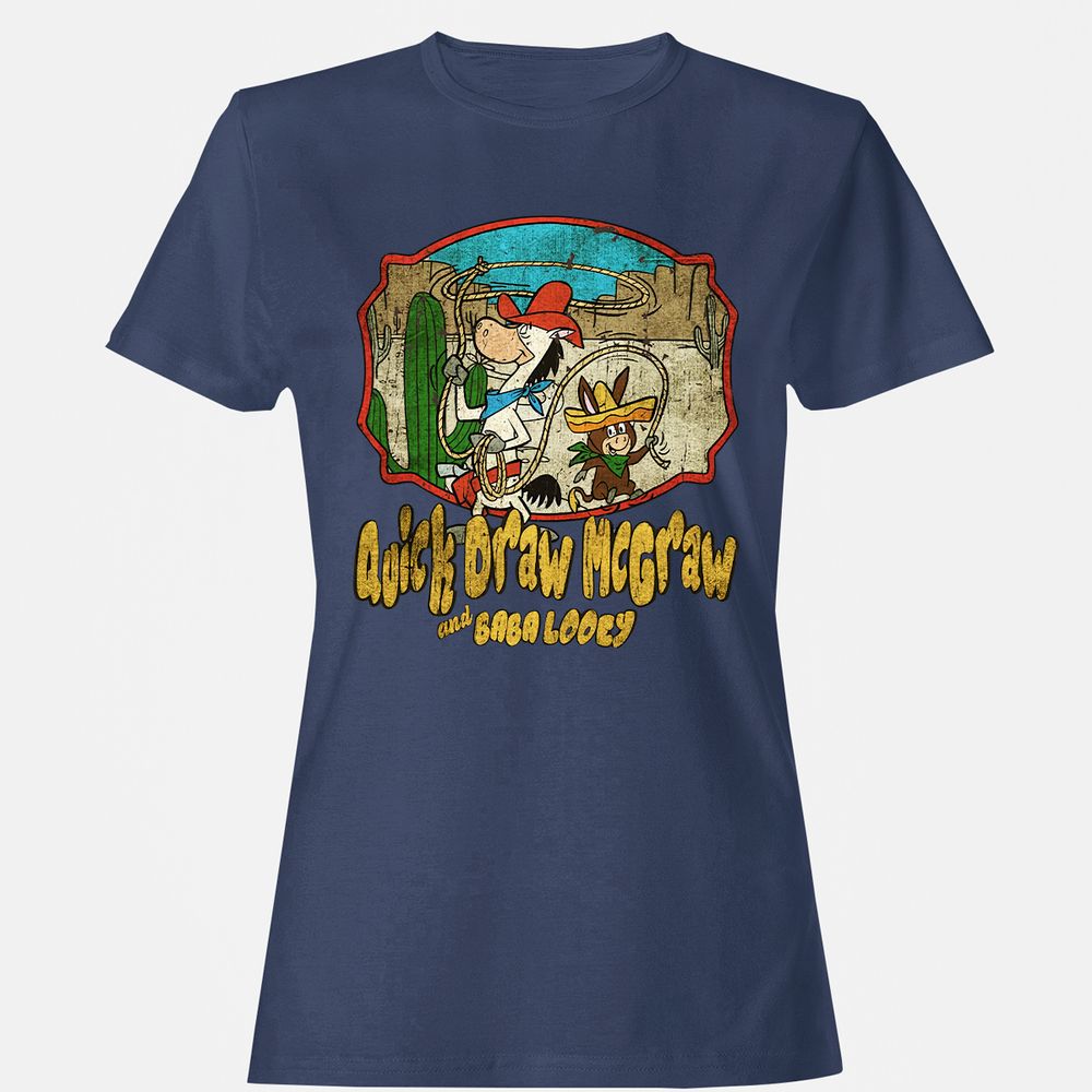 Women's T-Shirt - 97V6STHA - Navy - 10