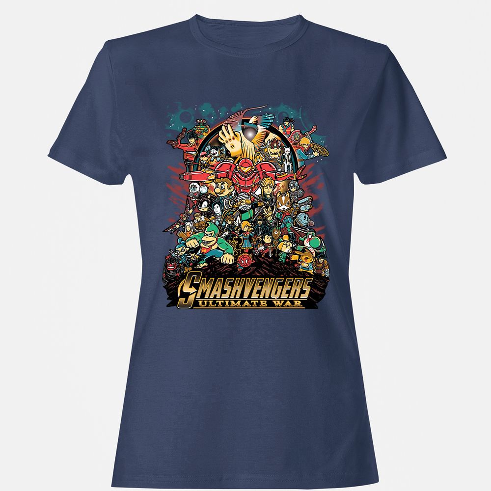 Women's T-Shirt - 61ZAX5TN - Navy - 10