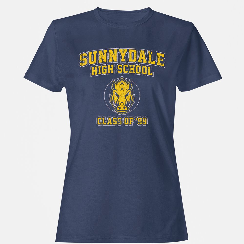 Women's T-Shirt - V62ADS5X - Navy - 10