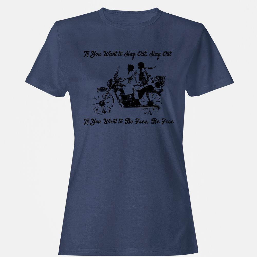 Women's T-Shirt - 827X2YW9 - Navy - 10