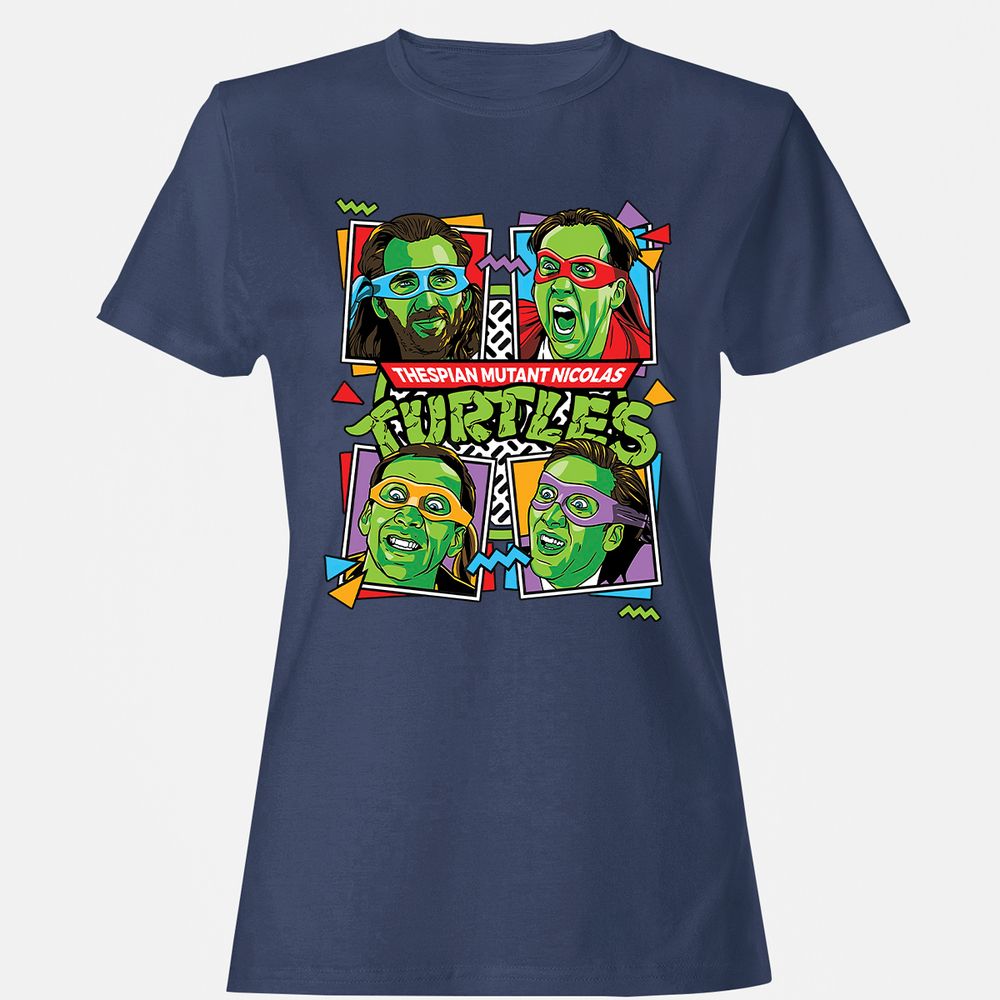 Women's T-Shirt - YTQELUK5 - Navy - 10