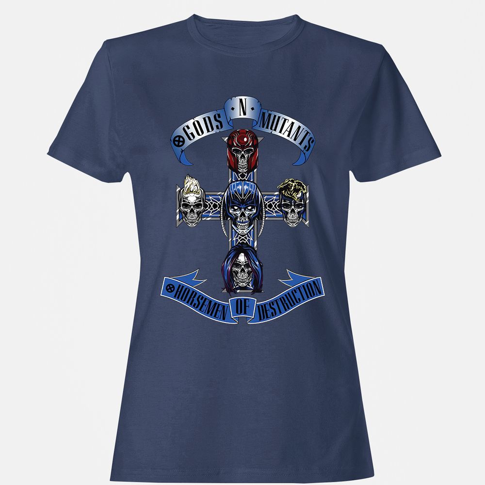 Women's T-Shirt - H9MTCU9K - Navy - 10