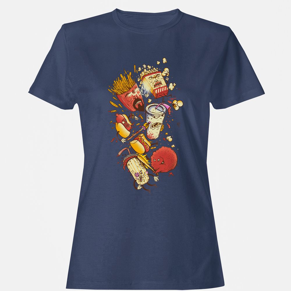 Women's T-Shirt - 92F34MAV - Navy - 10