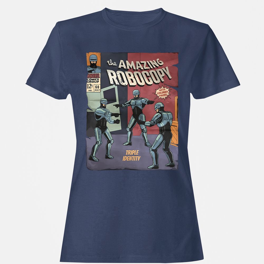Women's T-Shirt - 8WSEPYAH - Navy - 10