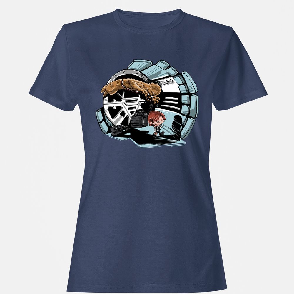 Women's T-Shirt - V8NS1S6L - Navy - 10