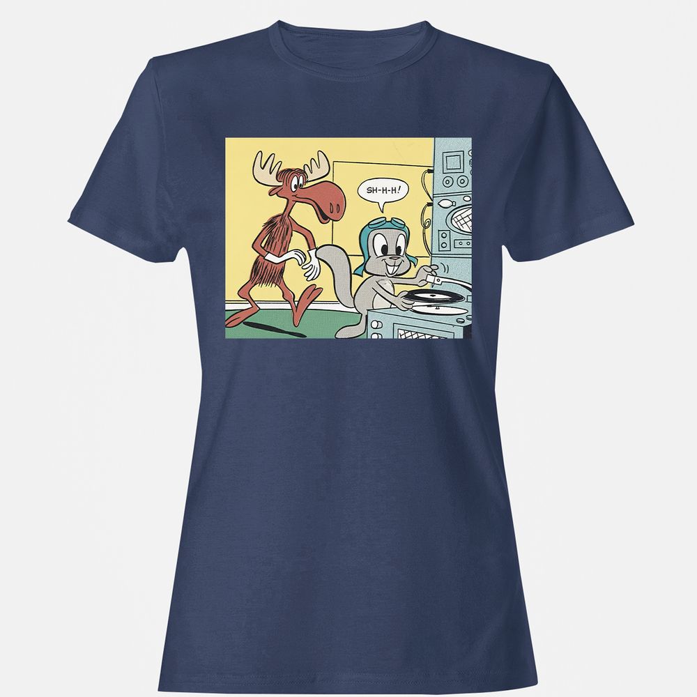 Women's T-Shirt - RNZFHAKQ - Navy - 10