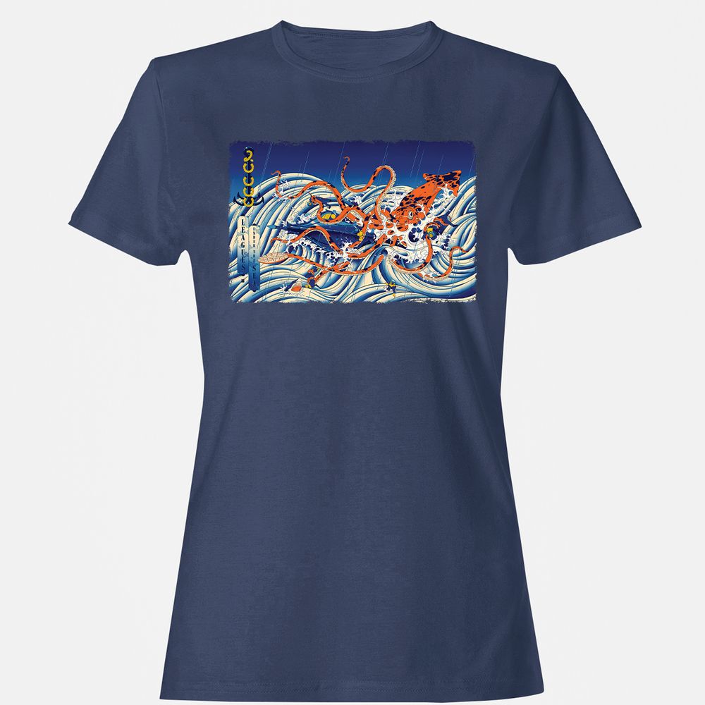 Women's T-Shirt - WXGEWKJG - Navy - 10