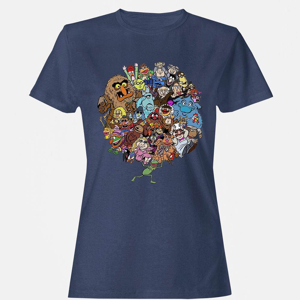 Women's T-Shirt - 4V6SHPYQ - Navy - 10